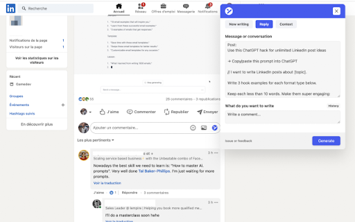 ChatGPT Copilot von Yooz - Chrome Extension Website Screenshot