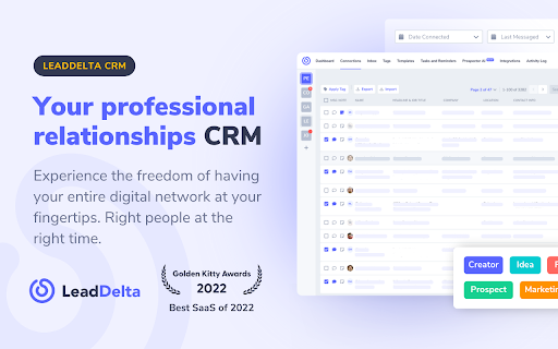 LeadDelta CRM - Chrome Extension