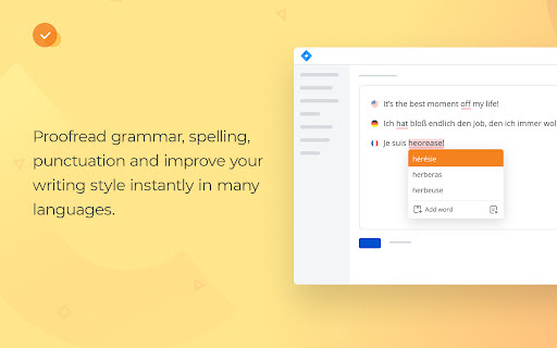 WProofreader - Chrome Extension