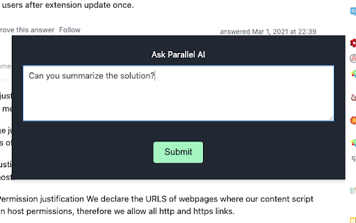 Parallel AI - Chrome Extension