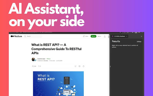 AI Article Assistant - Chrome Extension