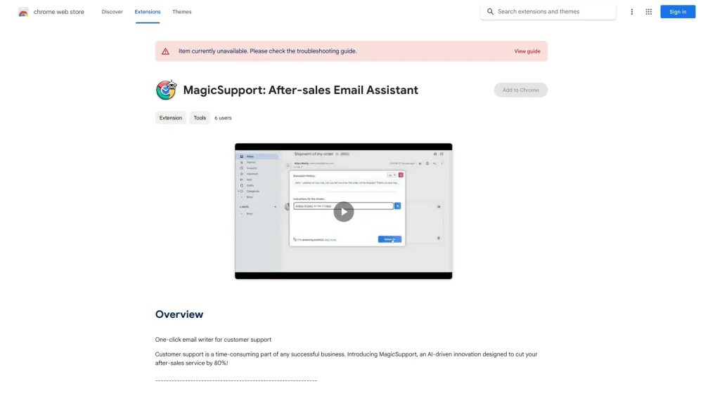 MagicSupport - Chrome Extension