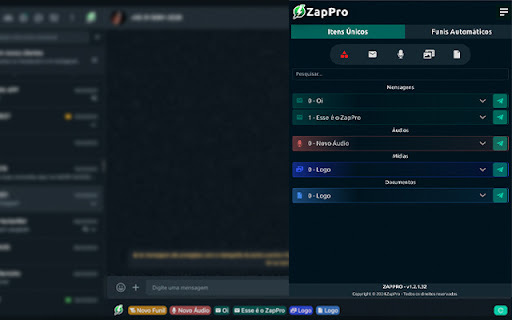 ZapPro - Chrome Extension Website screenshot