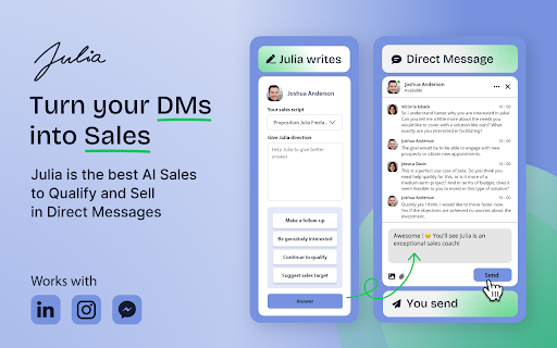 Julia AI Sales Assistant - Chrome Extension