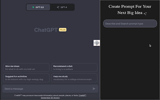 PromptSmith - Chrome Extension Website screenshot