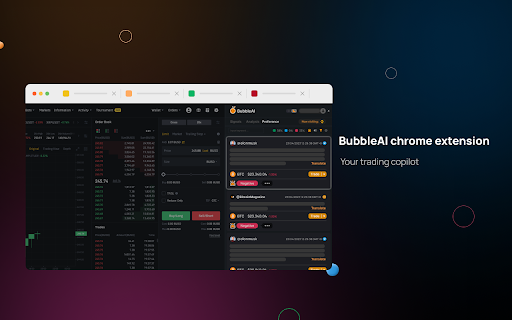 BubbleAI - Chrome Extension Website screenshot