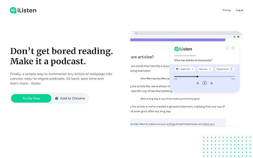 iListen.ai - Chrome Extension