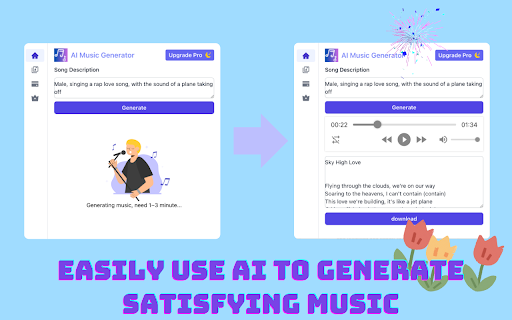 AI Music Generator - Chrome Extension