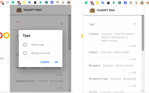 ChatGPT-Mail - Chrome Extension