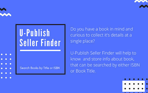 U-Publish Seller Finder - Chrome Extension Website screenshot