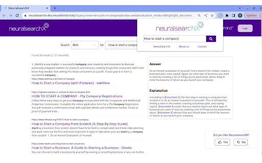 NeuralSearchX - Chrome Extension