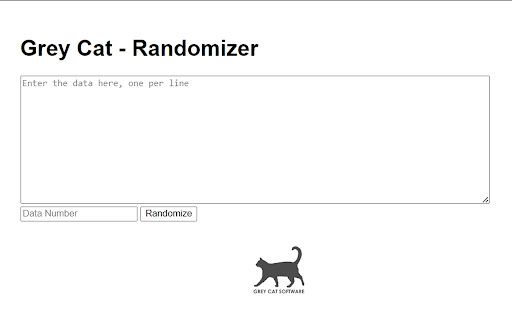 RandomData Extractor - Chrome Extension Website screenshot