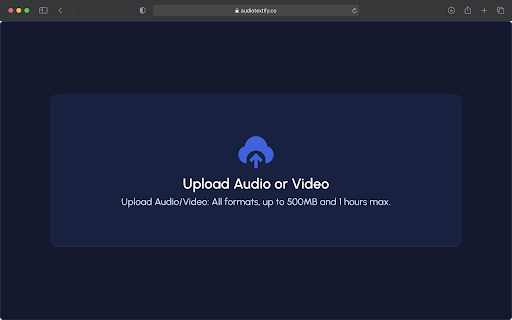 Audio Textify - Chrome Extension