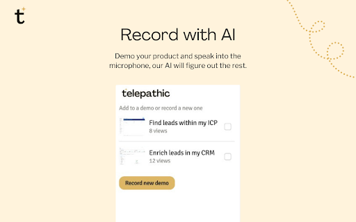 Telepathic - Chrome Extension