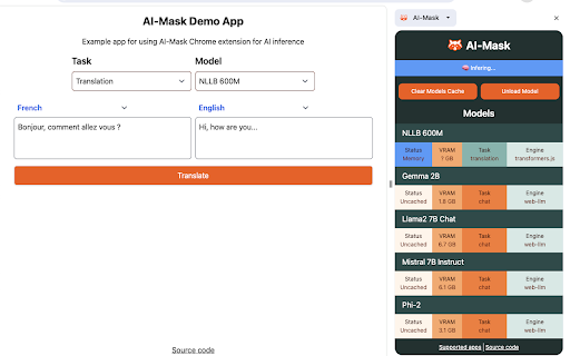 AI-Mask - Chrome Extension