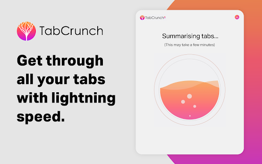 TabCrunch - Chrome Extension Website screenshot