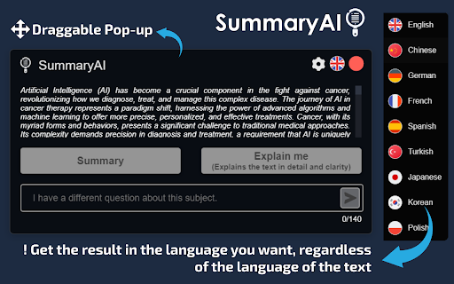 SummaryAI - Chrome Extension