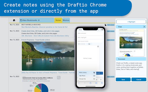 Draftio - Chrome Extension