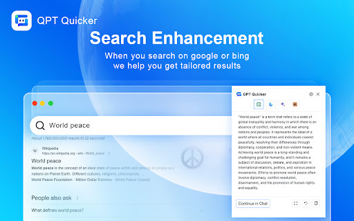 Excellence GPT Assistant - Chrome Extension Website screenshot