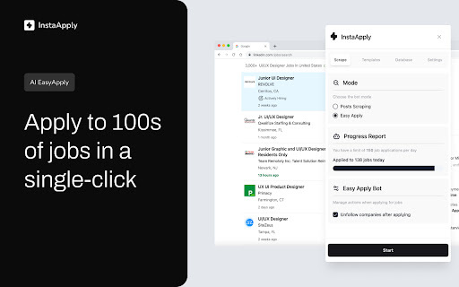 InstaApply - Chrome Extension