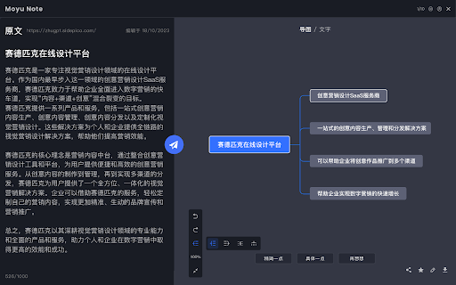 moyuNote - Chrome Extension