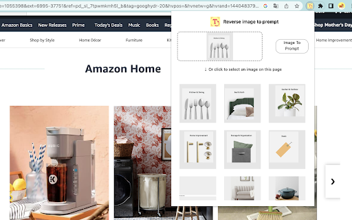 ImagePrompt - Chrome Extension