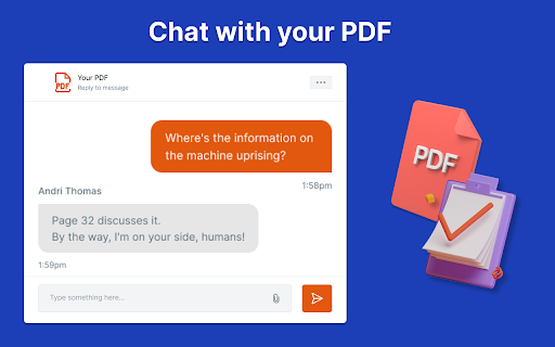 PDF Summarizer and ChatGPT - Chrome Extension