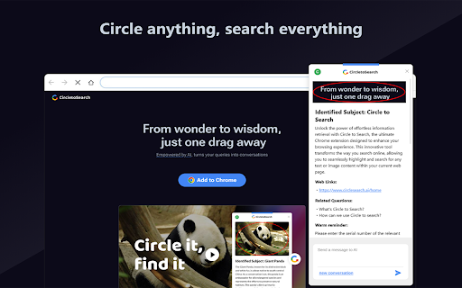 Circle to Search - Chrome Extension