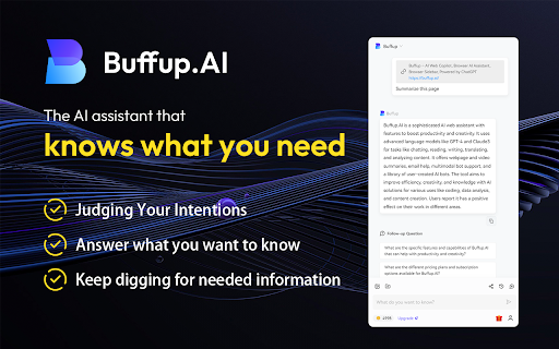 Buffup.ai - Chrome Extension