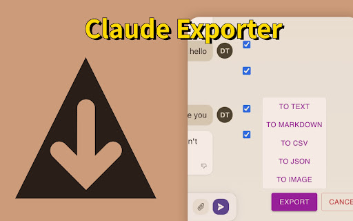 Claude Exporter - Chrome Extension