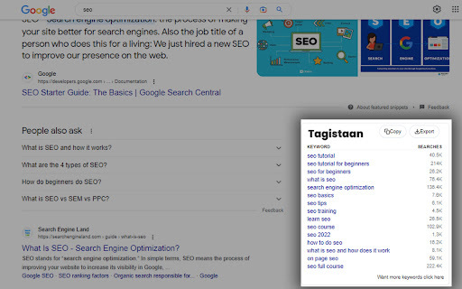 Tagistaan - Chrome Extension