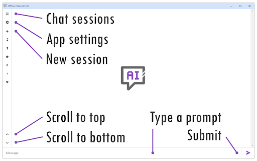 Offline Chat with AI - Chrome Extension