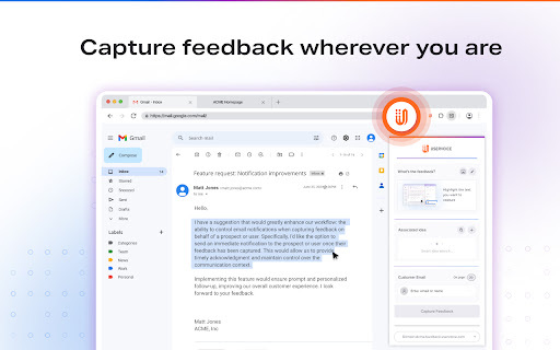 UserVoice Feedback Extension - Chrome Extension