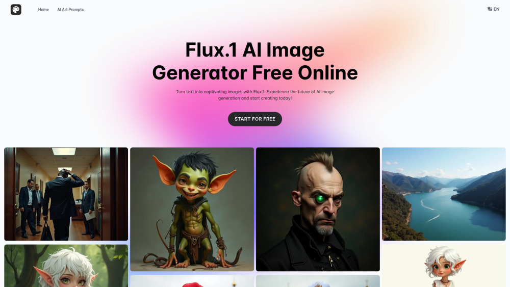 FluxAI.art Website screenshot