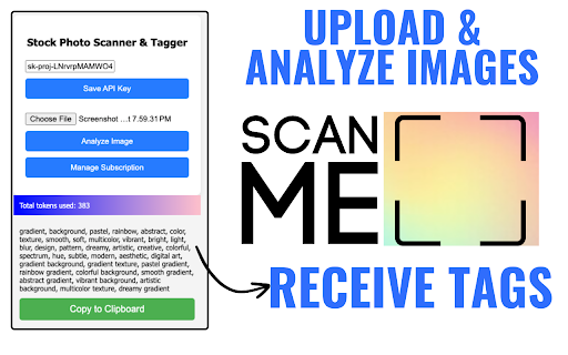 Scanner Tool - Chrome Extension