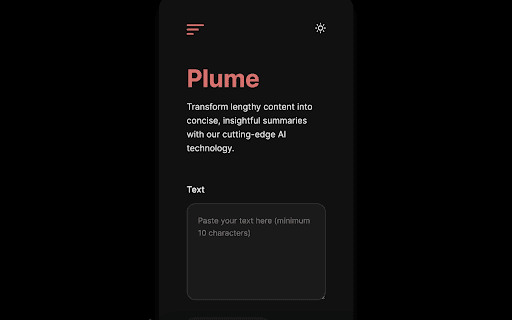 Plume - Chrome Extension