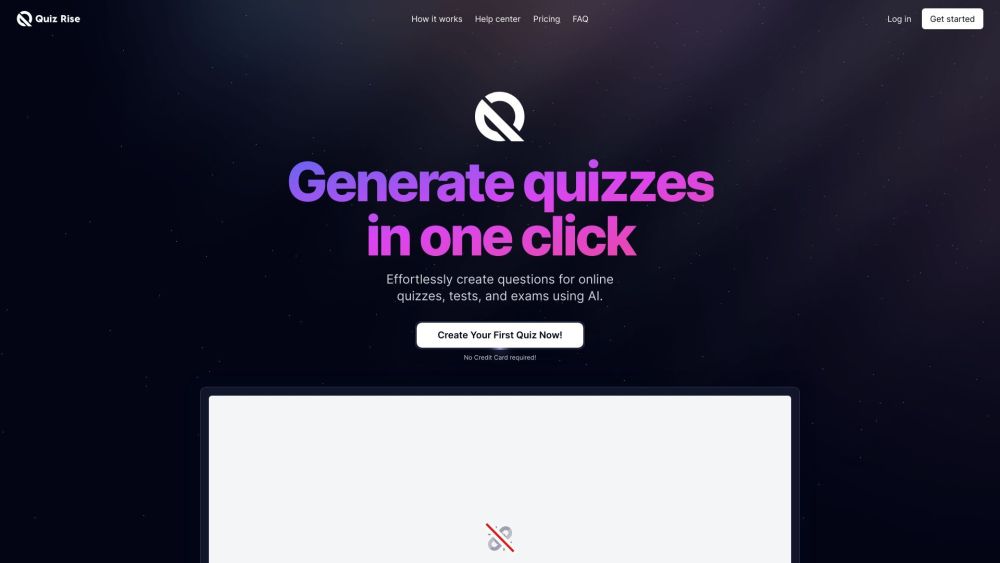 QuizRise.com Website screenshot