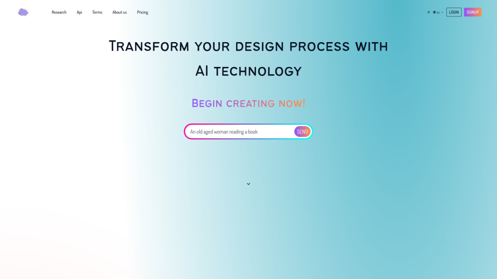 Imaginify Website screenshot