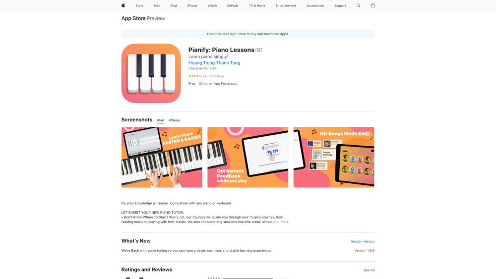 AI Music Learning Website screenshot