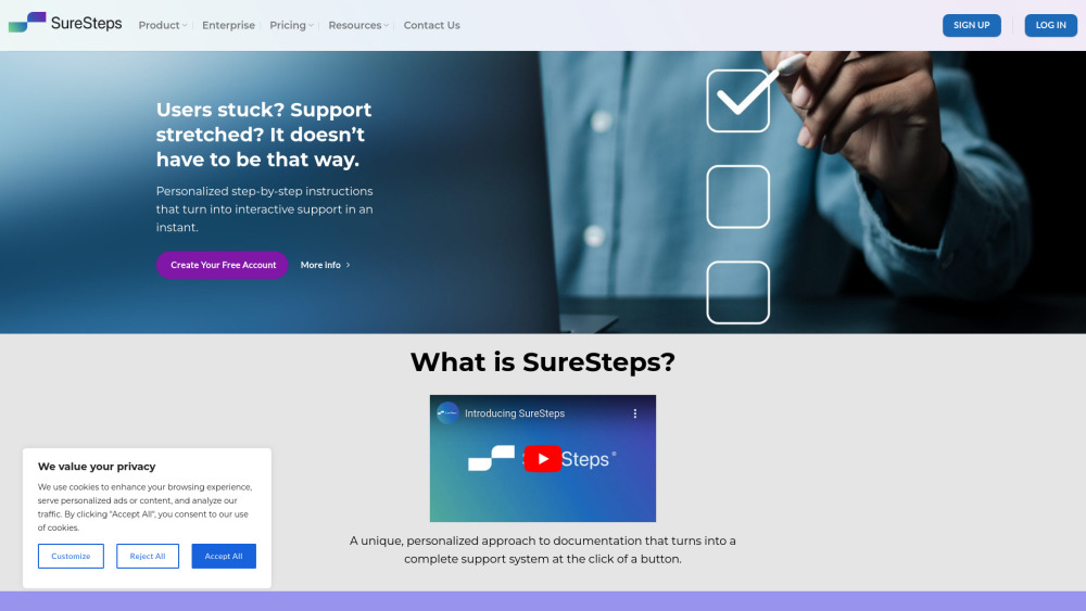 SureSteps | AI Powered Documentation for Customer Support