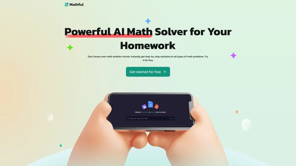 Mathful Website screenshot