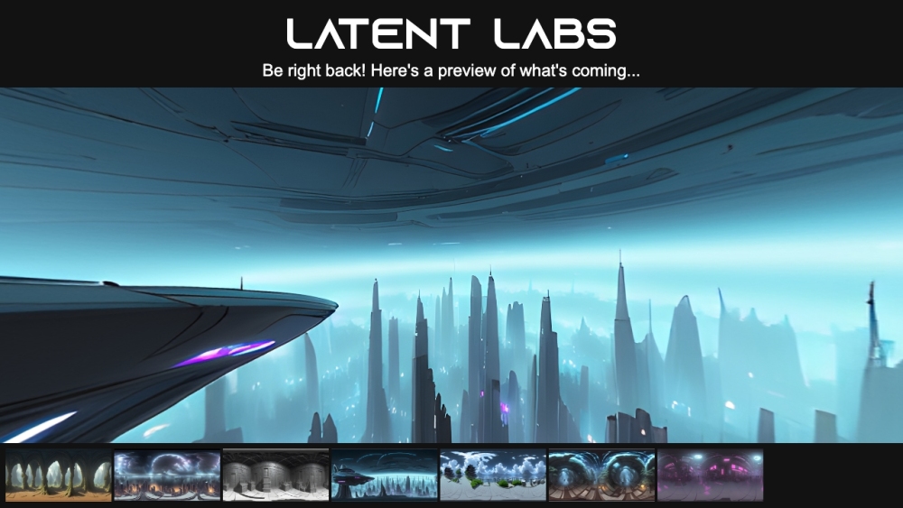 Latent Labs Website screenshot