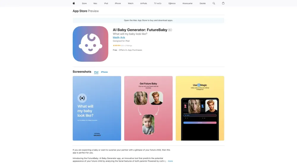 AI Baby Generator: FutureBaby