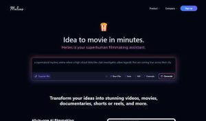Melies • Idea to movie in minutes