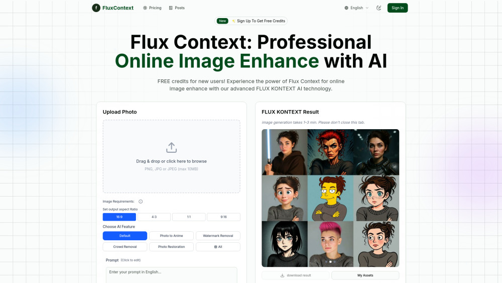 fluxcontext.app Website screenshot