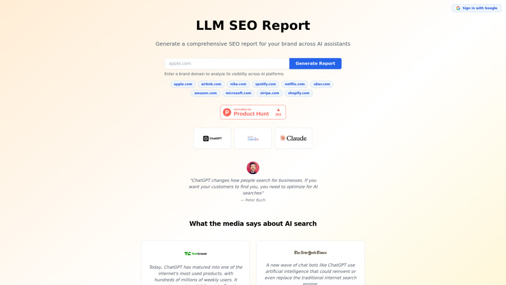 LLM SEO Report