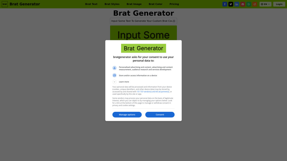 Brat Generator