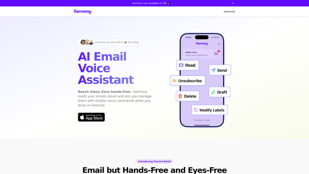 Harmony AI Email Assistant