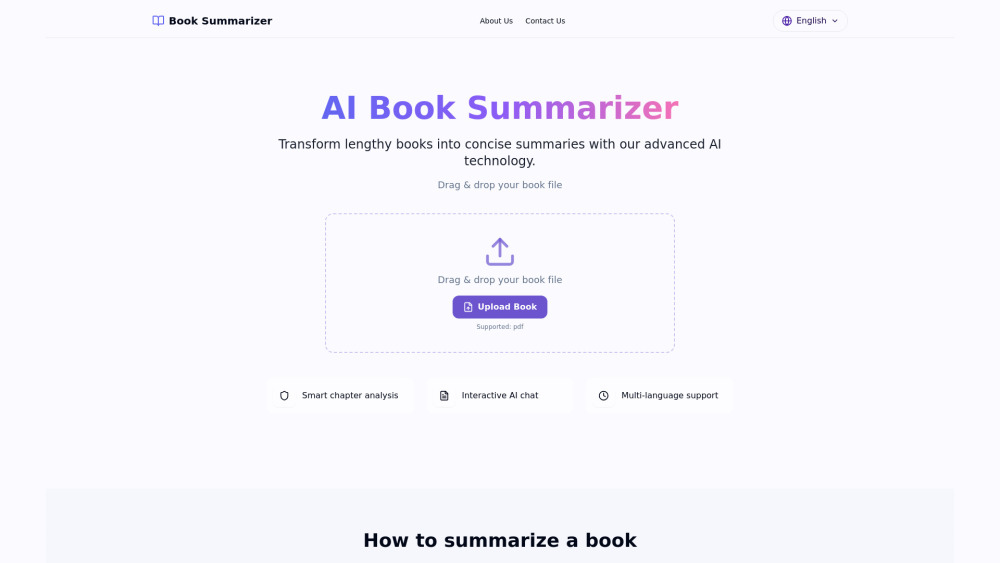 AI Book Summarizer