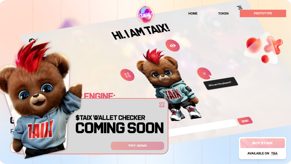 TAIX Website screenshot